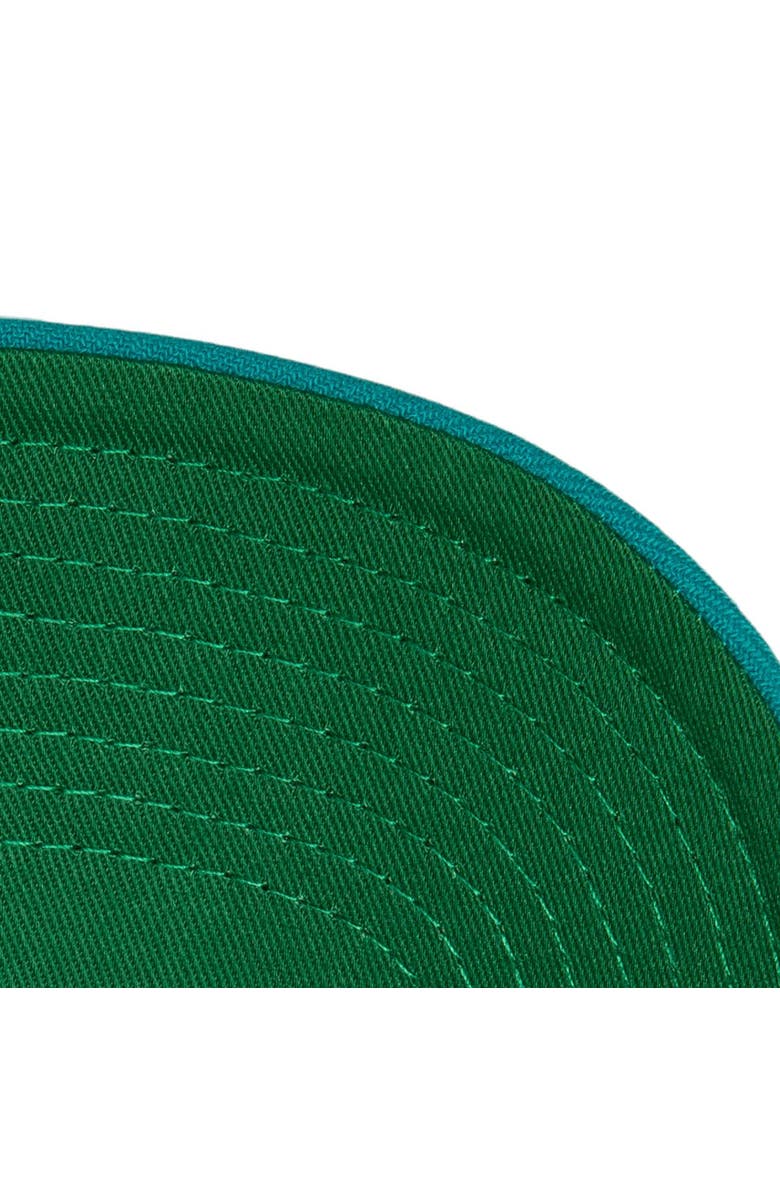 Mitchell & Ness Men's Mitchell & Ness Purple/Teal Charlotte Hornets Soul XL Logo Pro Crown Snapback Hat, Alternate, color, 