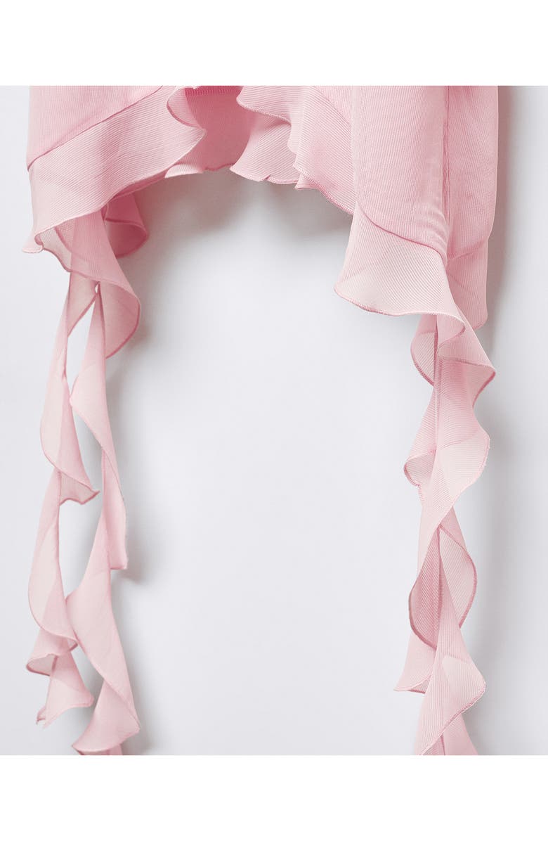 MANGO Ruffle Chiffon Camisole, Alternate, color, 