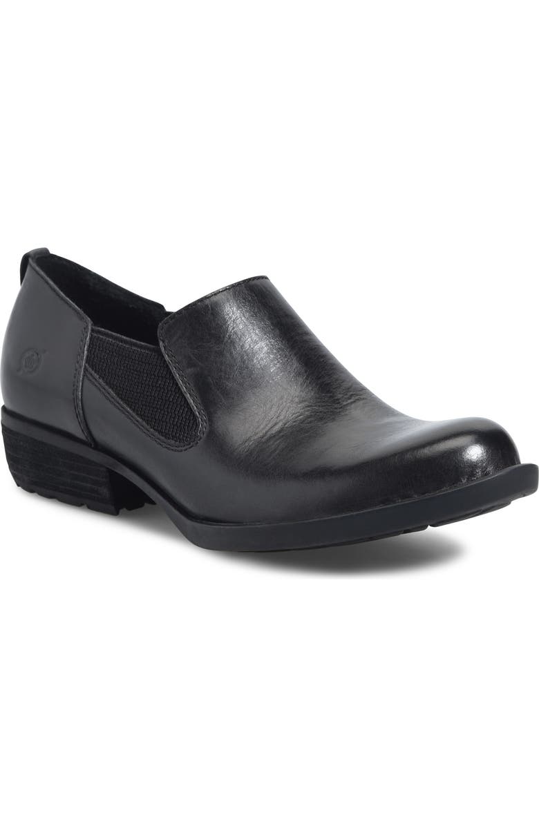 Børn Kade Loafer, Main, color, Black Leather