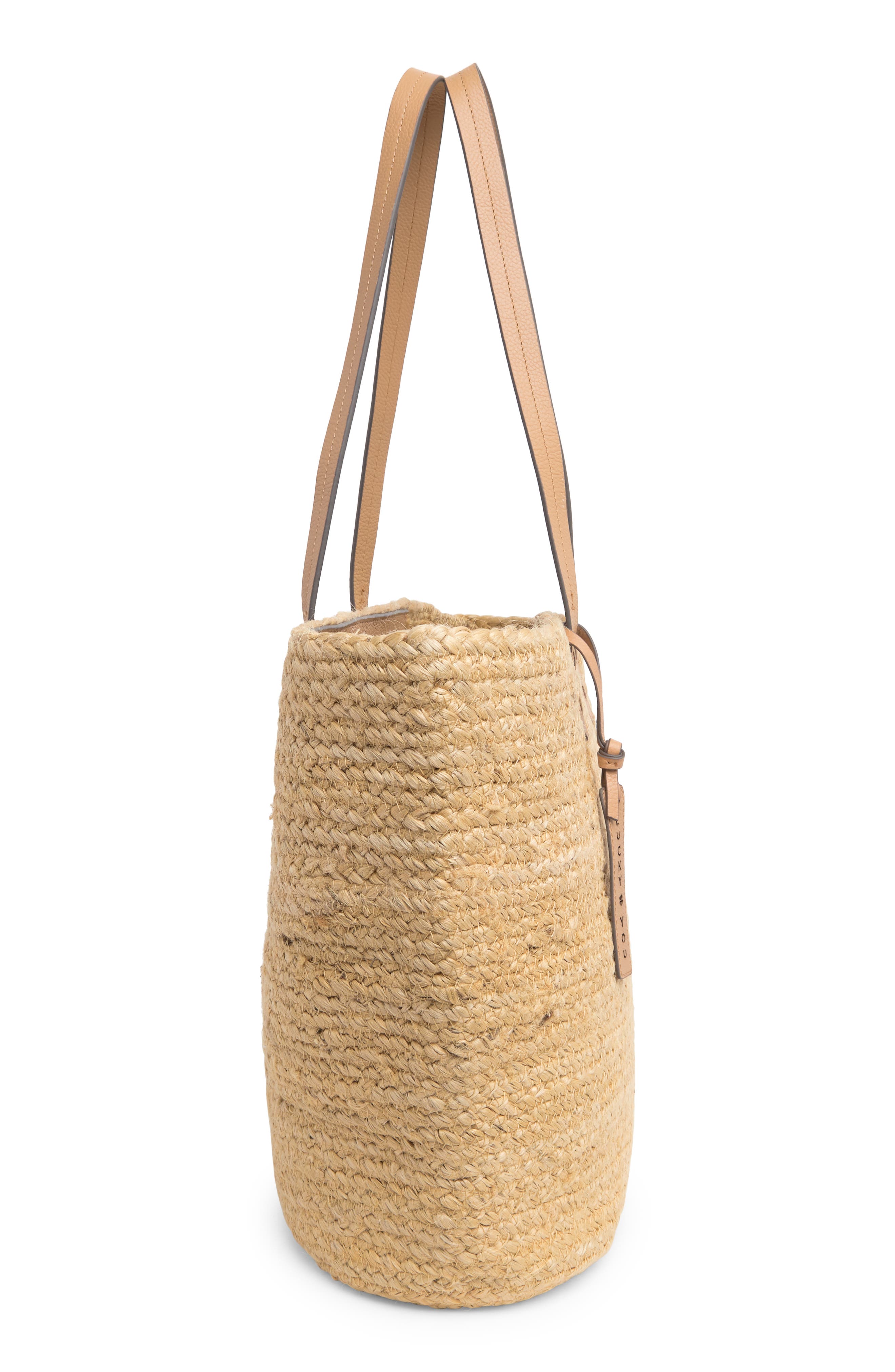 Lucky Brand Zati Jute Tote Bag, Alternate, color, 