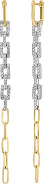 Bony Levy Varda Diamond Linear Drop Earrings