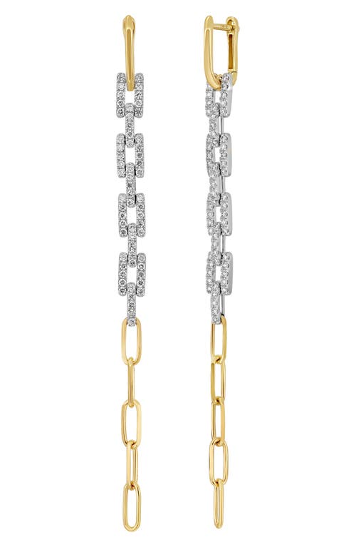 Bony Levy Varda Diamond Linear Drop Earrings In Gold