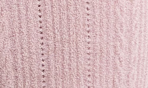 Barefoot Dreams Cozychic® Ultra Lite® Cable Knit Lounge Pants In Pink