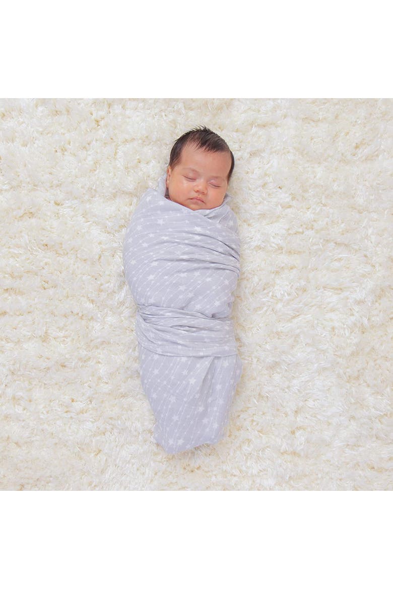 Muslin Swaddle Blankets, 4 Pack, Alternate, color, Grey
