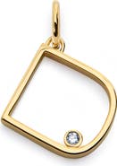 Monica Vinader Lab Grown Diamond Initial Pendant (Online Trunk Show)