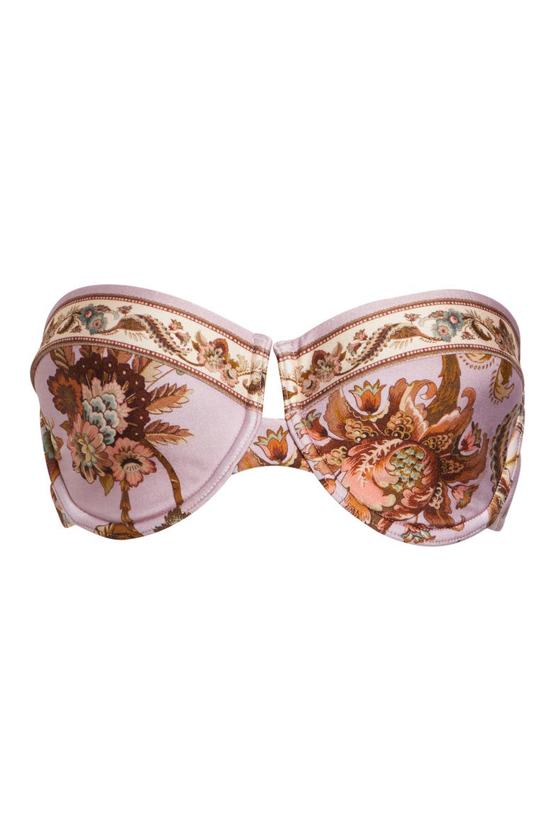Aster Balconette Bikini Top, Alternate, color, MAUVE JACOBEAN