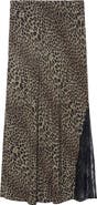 Zadig & Voltaire Jayla Leopard Print Midi Skirt