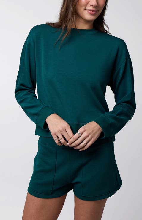 Women's Active Lifestyle You Know You Play Cropped Crew Sweatshirt