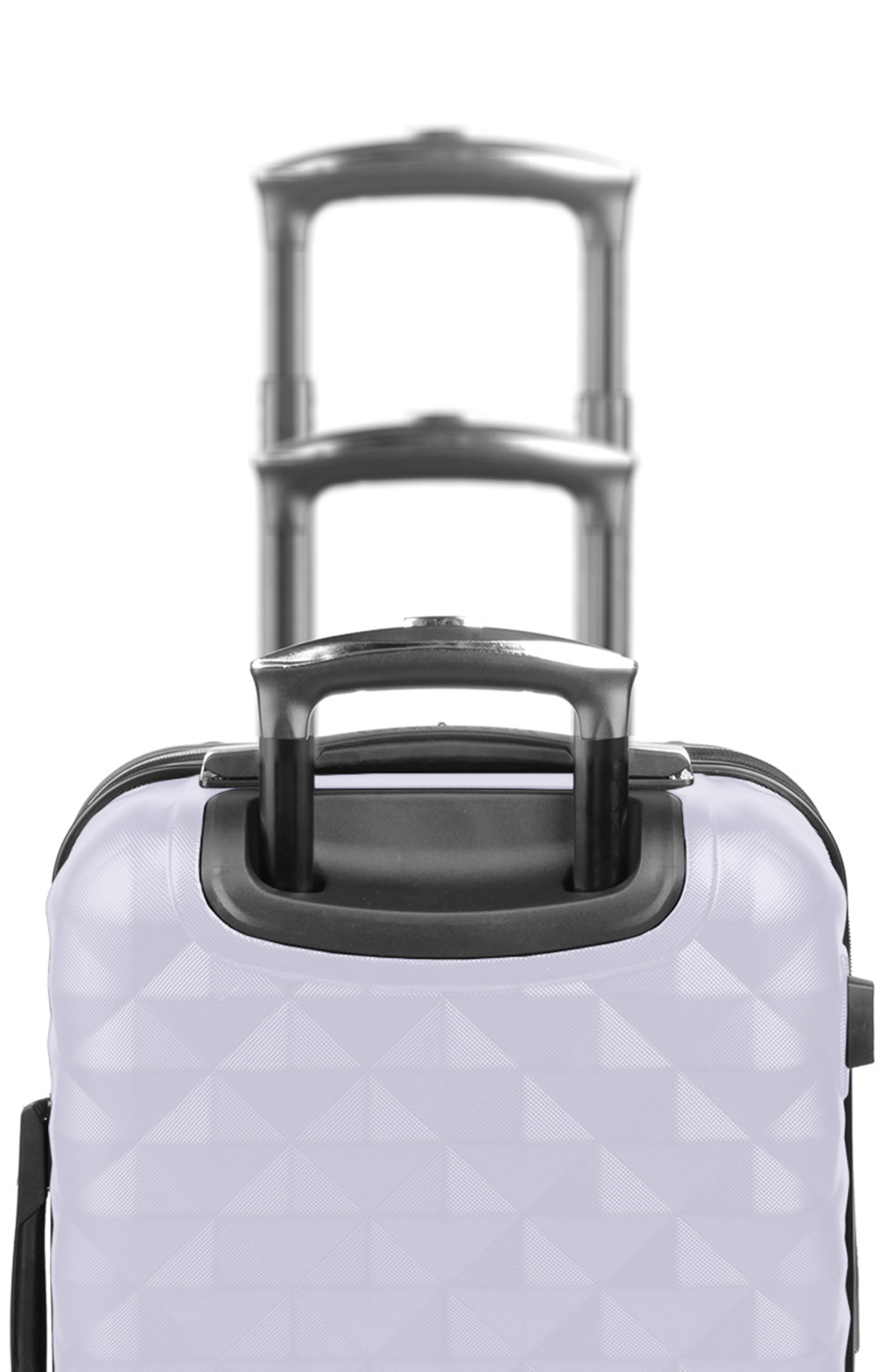 Kenneth Cole Diamond Tower 24-Inch Hardside Spinner Luggage, Alternate, color, Lavender