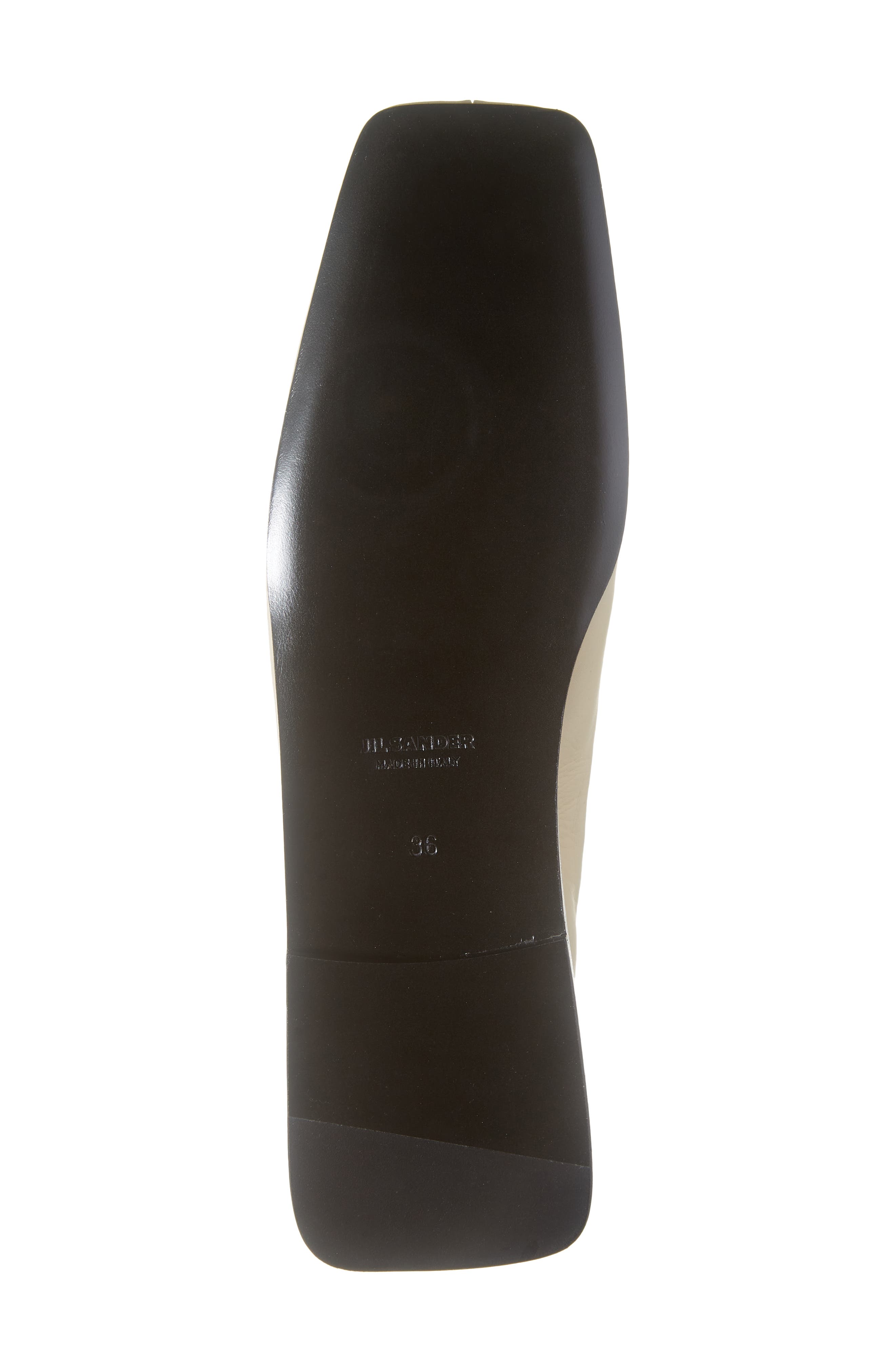 Jil Sander Anklet Ballerina Flat, Alternate, color, 