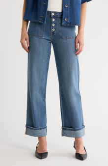 Sanctuary Cuffed Straight Leg Jeans