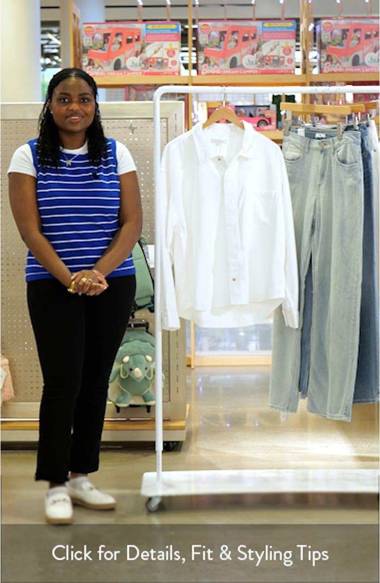 The Thinking About It Cotton Button-Up Shirt, sales video thumbnail