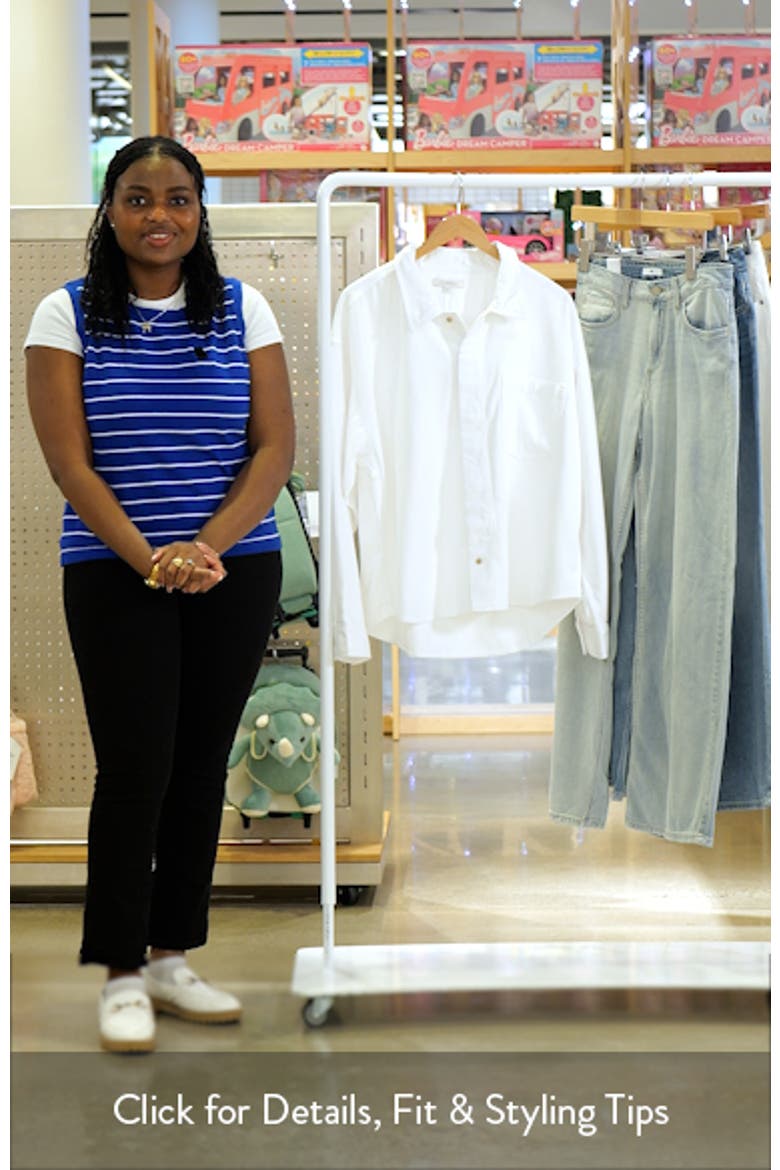 The Thinking About It Cotton Button-Up Shirt video