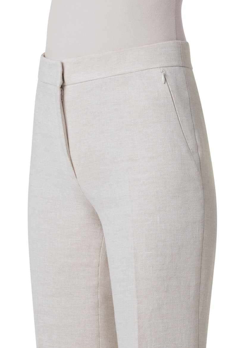 Carl Twisted Linen Blend Double Face Pants, Alternate, color, GREIGE