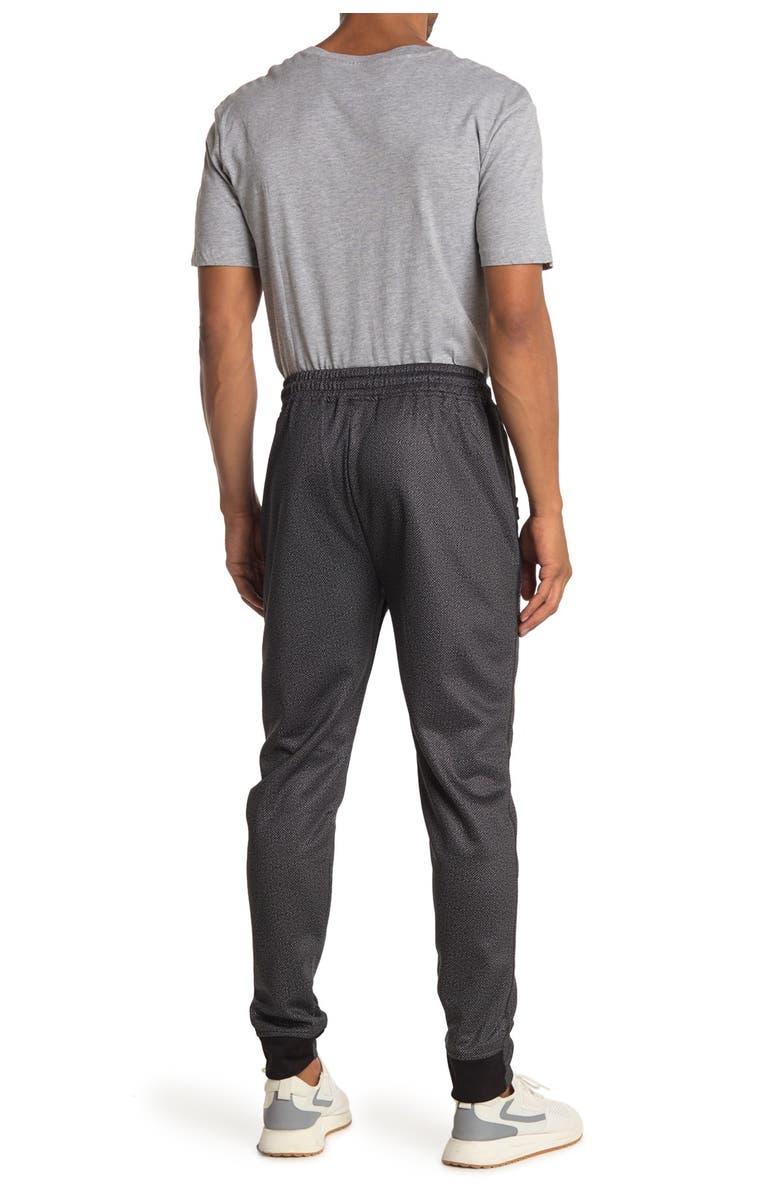 BURNSIDE Houndstooth Fleece Drawstring Pants, Alternate, color, 