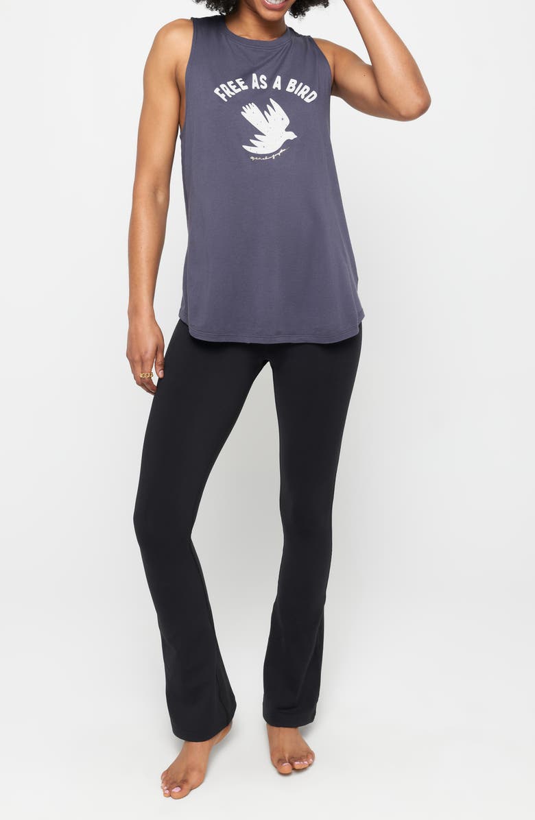 Spiritual Gangster Free Dove Cotton & Modal Graphic Muscle Tank, Alternate, color, 