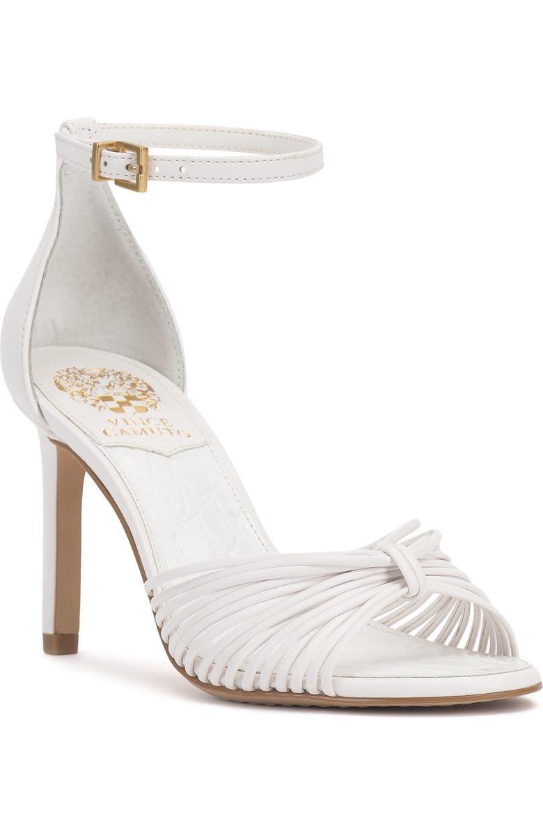 Vince Camuto Blaine Ankle Strap Sandal, Main, color, Bianco