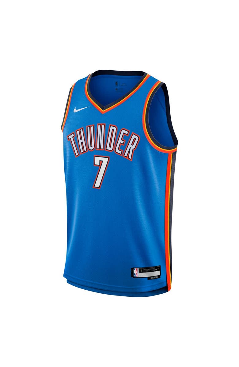 Nike Youth Nike Chet Holmgren Blue Oklahoma City Thunder Swingman Jersey - Icon Edition, Alternate, color, Blue