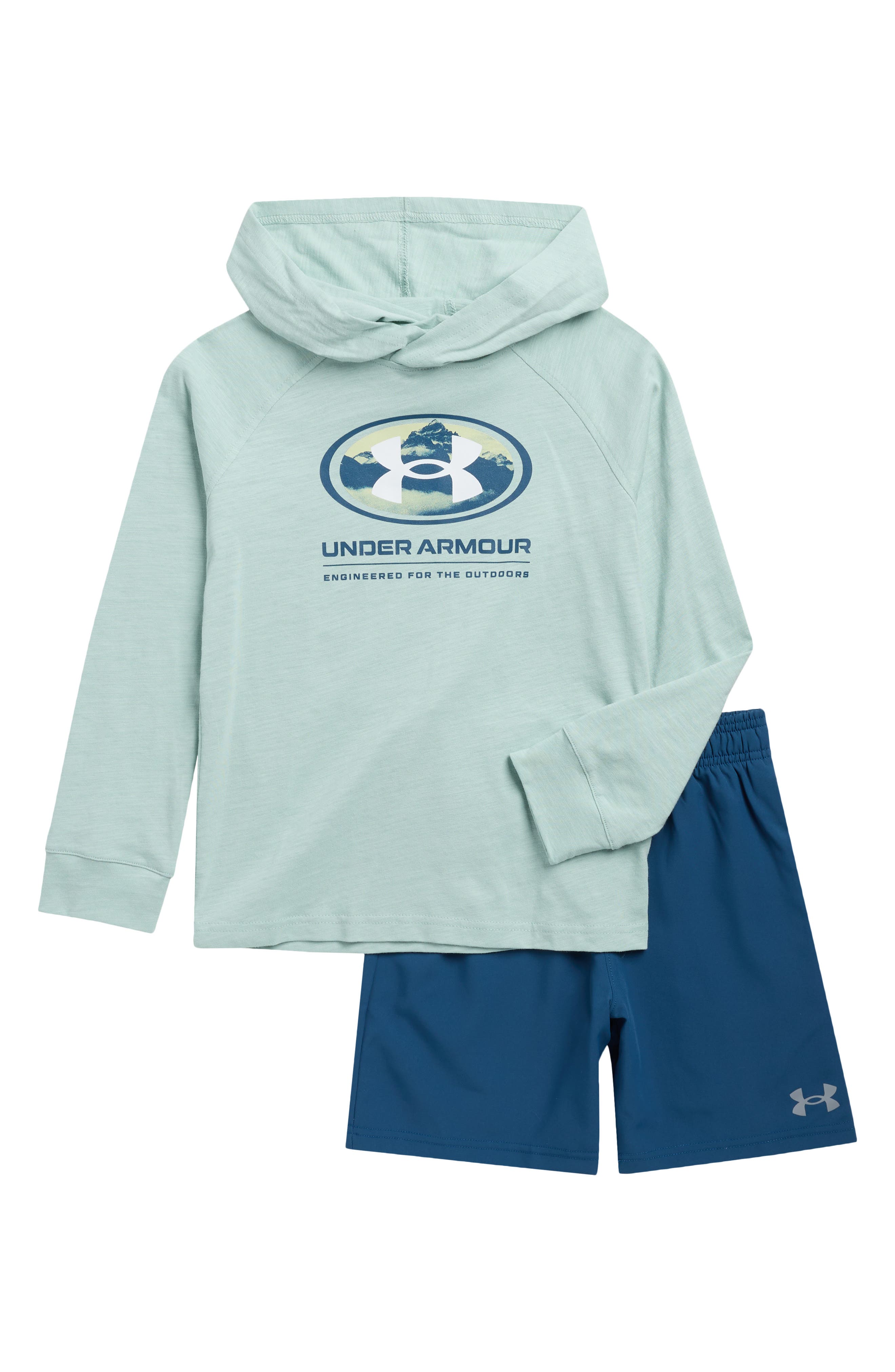 Kids' UA Logo Hoodie & Shorts Set