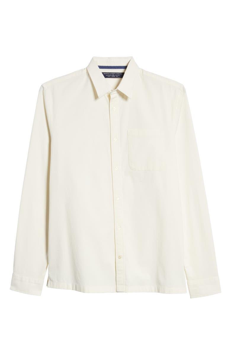 Scotch & Soda Regular Fit Stretch Twill Button-Up Shirt, Alternate, color,