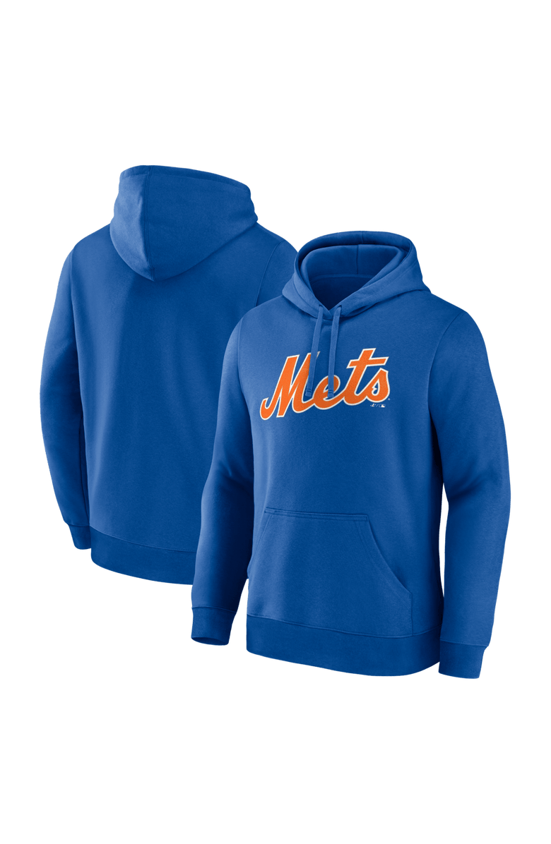Logo Athletic Men's Logo Athletic Royal New York Mets Wordmark Hoodie, Main, color, Royal