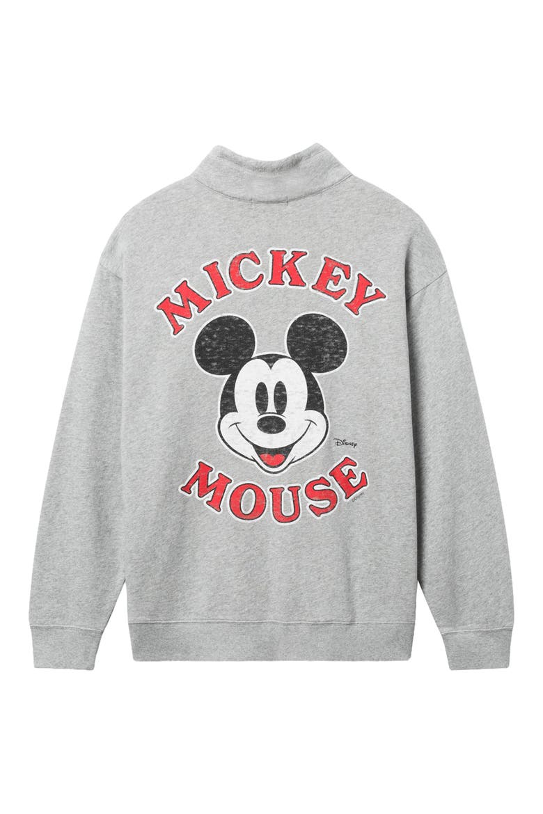 Mickey Mouse Graphic Sweatshirt, Alternate, color, HEATHER GREY