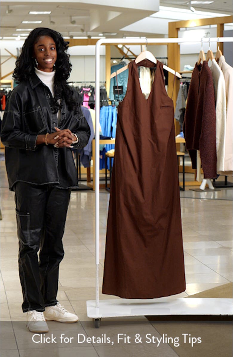 Kaida Halter Maxi Dress, sales video thumbnail