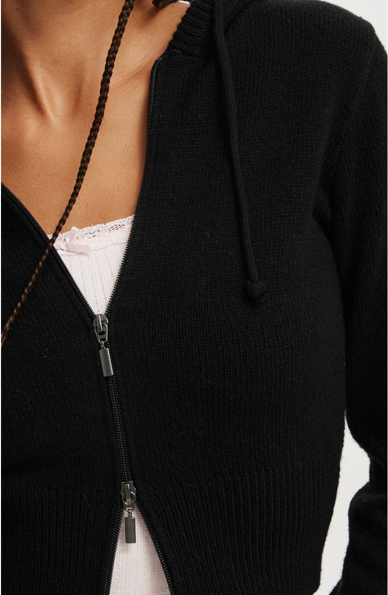 Cotton On Women's Double Zip Hoodie, Alternate, color,