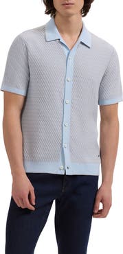 Bugatchi Short Sleeve Cardigan