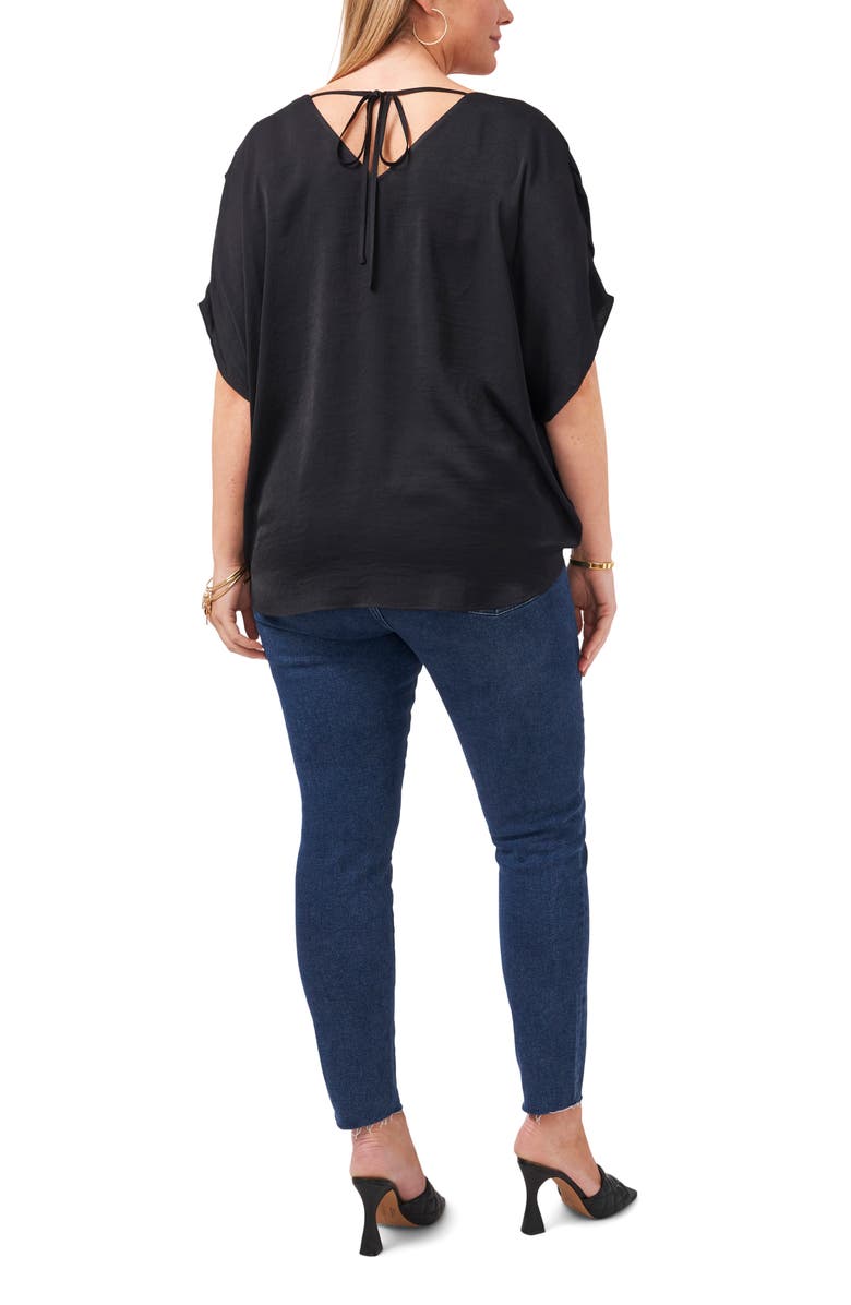 Vince Camuto Surplice Tie Back Top, Alternate, color,