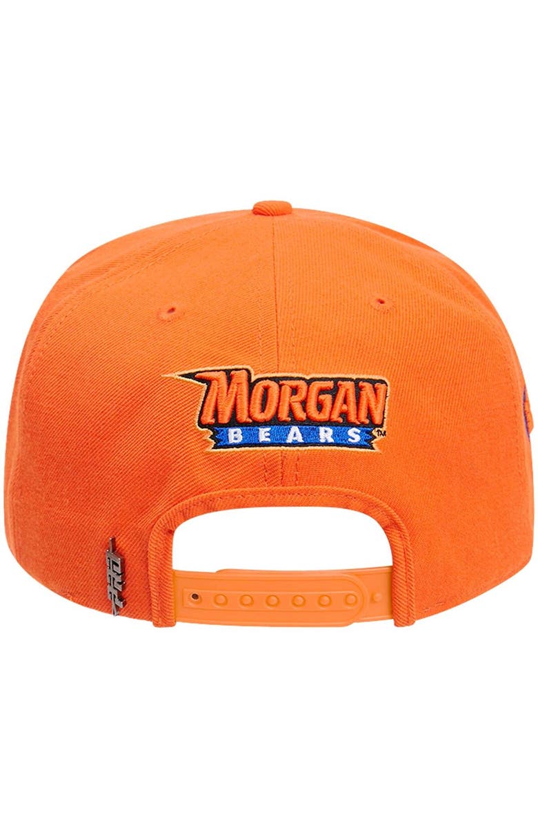 PRO STANDARD Men's Pro Standard  Orange Morgan State Bears Evergreen Mascot Snapback Hat, Alternate, color, 