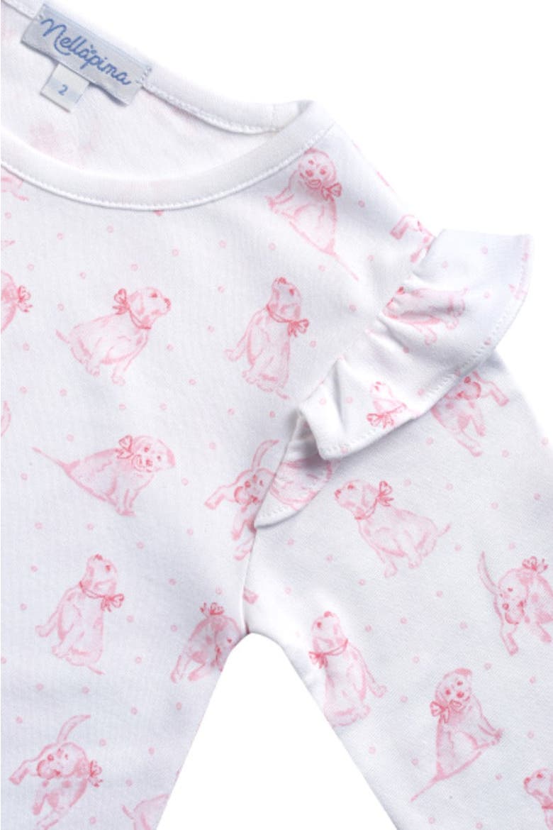 Pink Puppy Love Print Playtime Dress - Toddler & Little Kid, Alternate, color, Pink