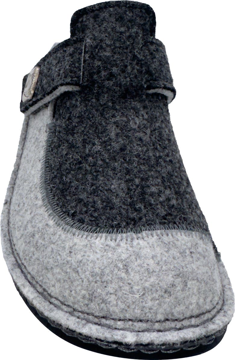 Finn Comfort Antholz Wool Clog, Alternate, color, Anthracite