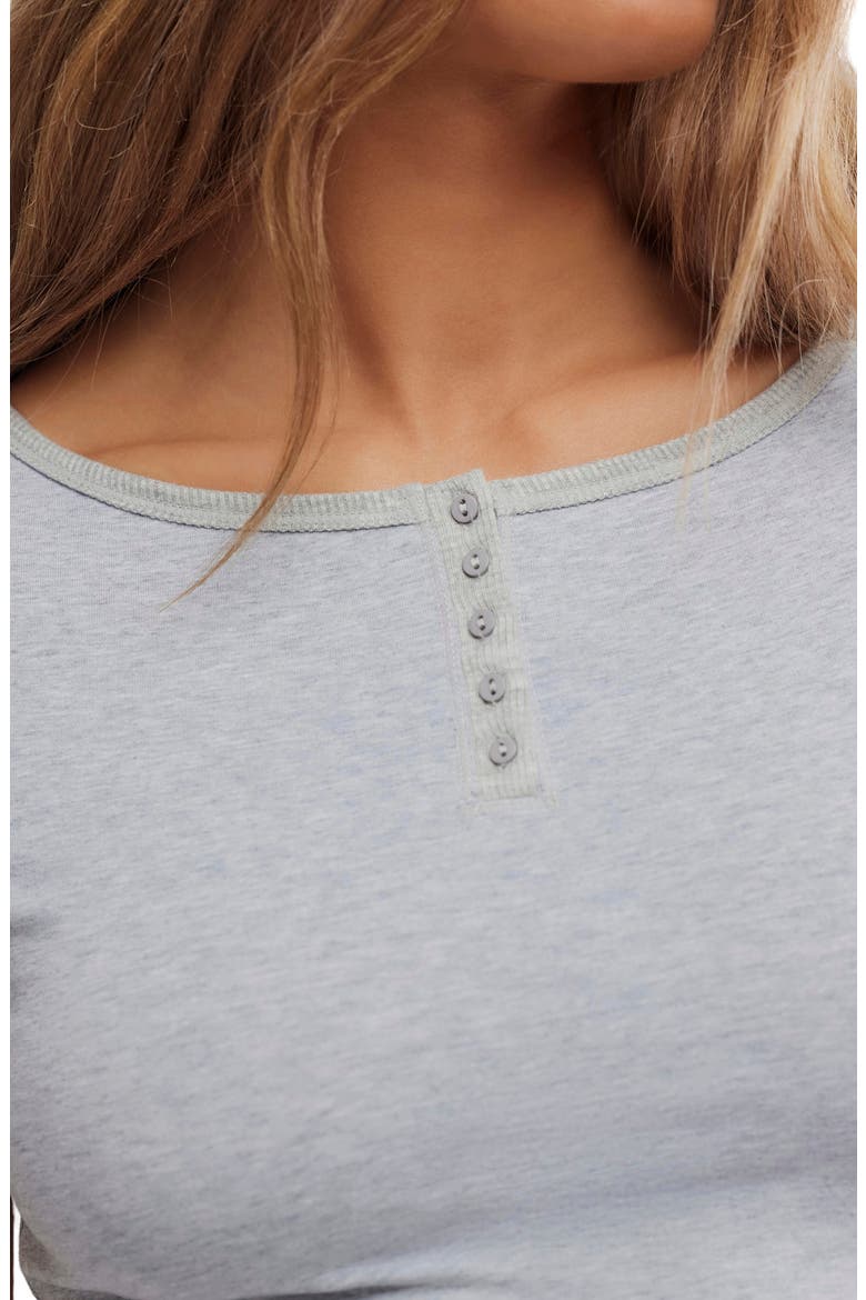Morning Pages Henley T-Shirt, Alternate, color, GREY