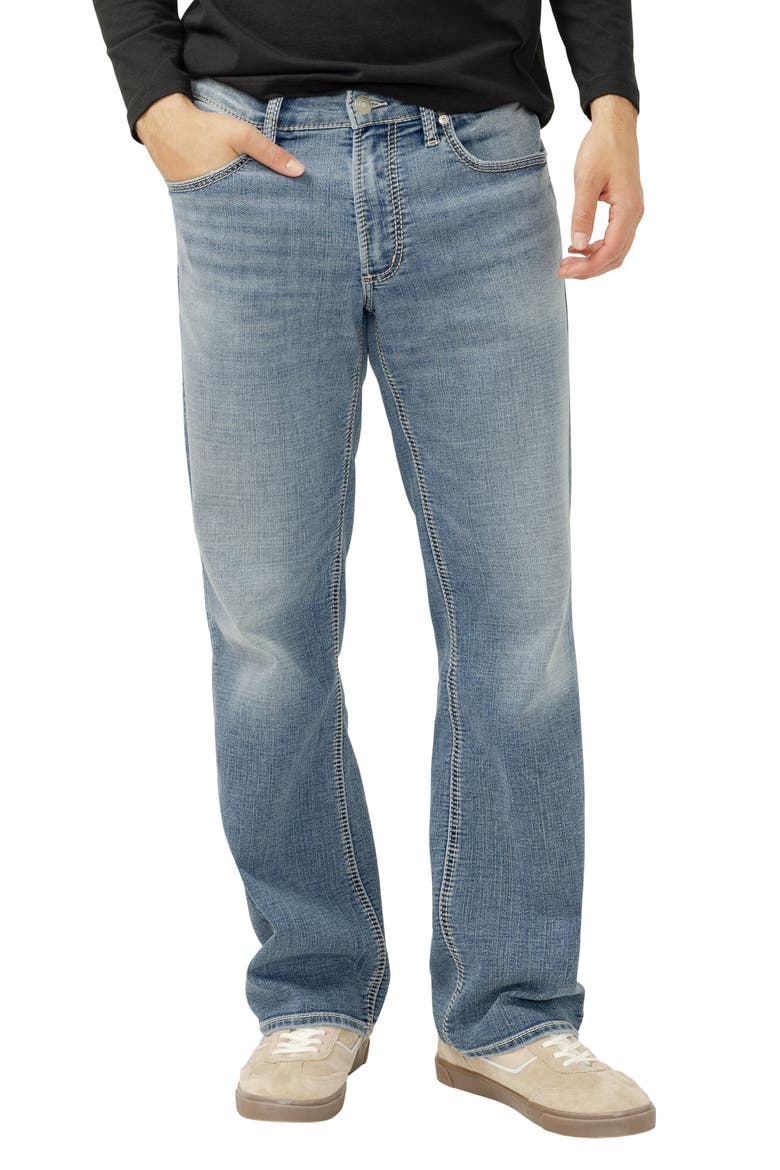 Zac Relaxed Fit Straight Leg Jeans, Main, color, BOND