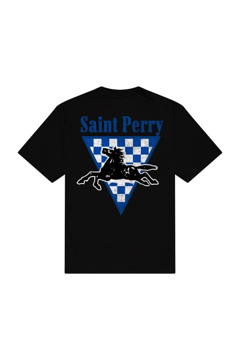 Horse Power Ferrari Tee Off-white, Alternate, color, Black