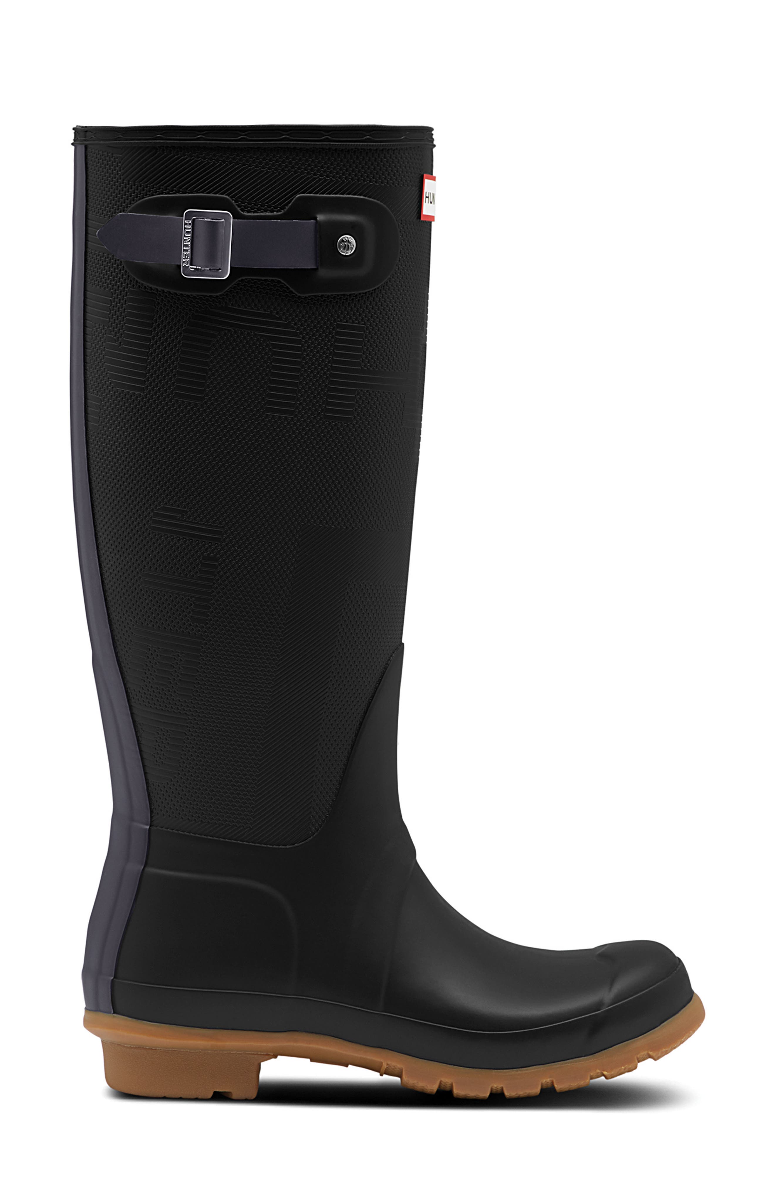 Hunter Original Tall Waterproof Rain Boot, Alternate, color, 