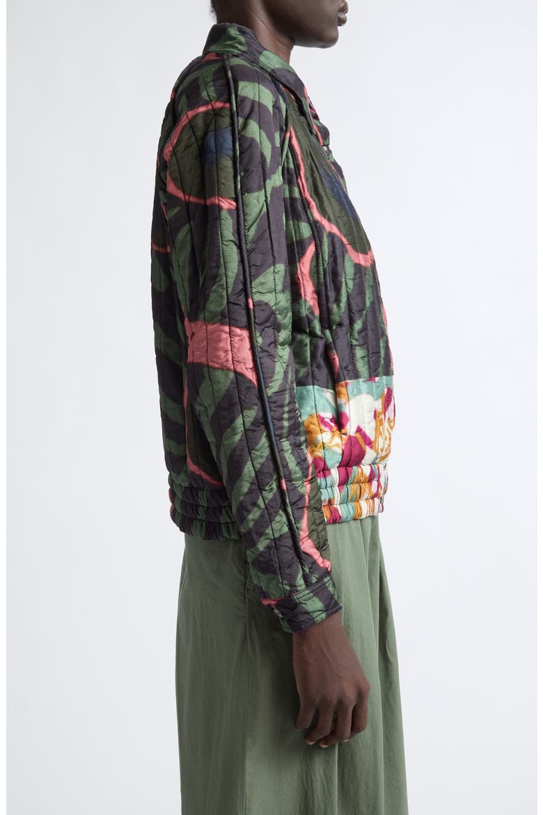 Valoria Quilted Jacket, Alternate, color, KHAKI
