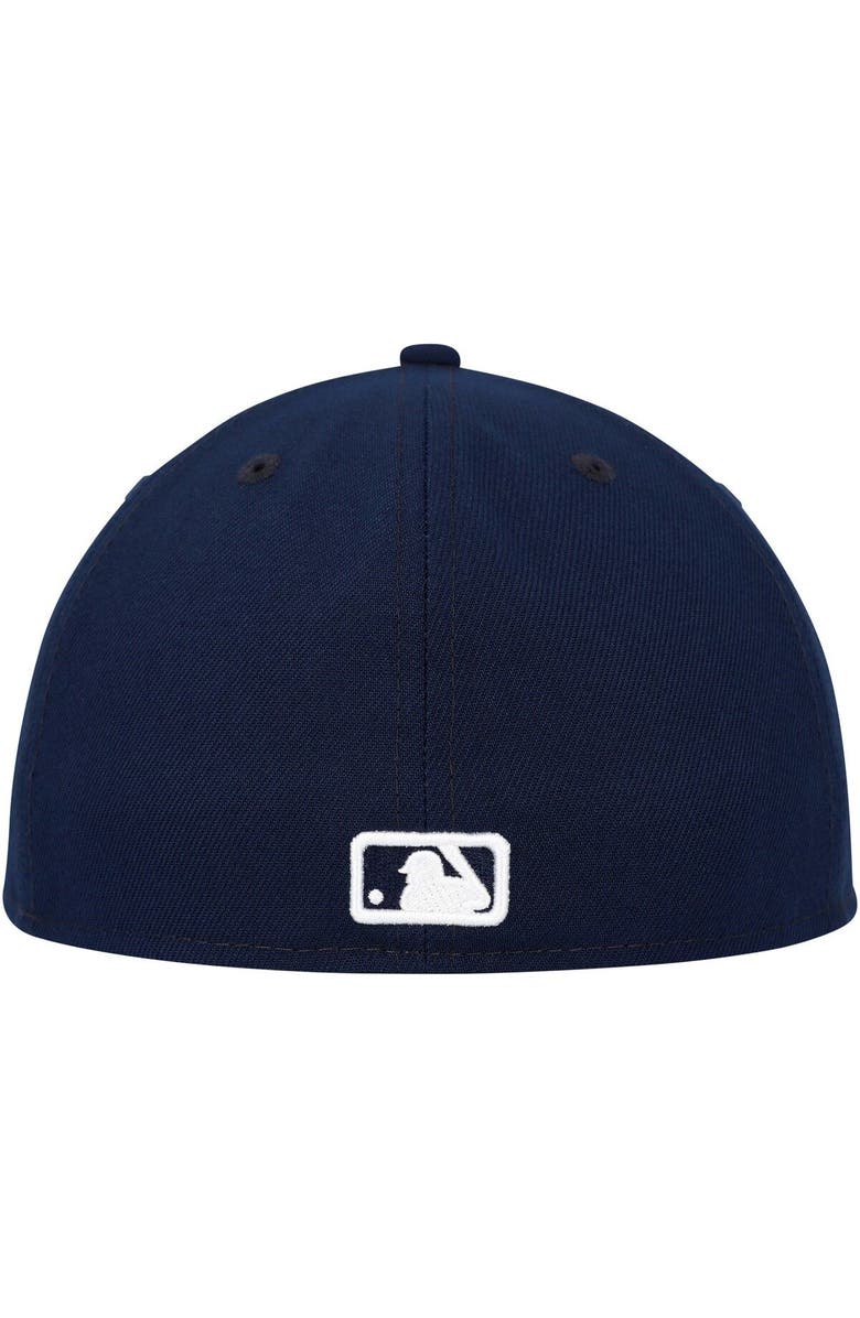 New Era Men's New Era Navy New York Mets Oceanside Low Profile 59FIFTY Fitted Hat, Alternate, color,