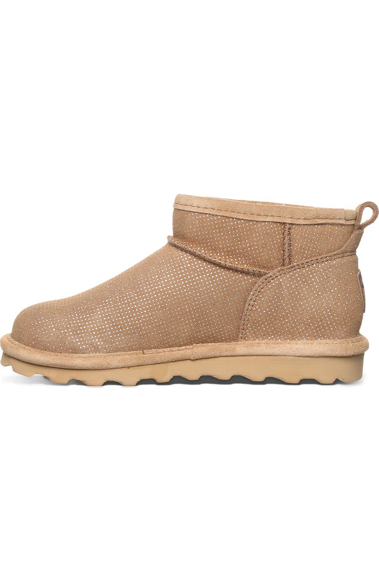 BEARPAW Genuine Shearling Lined Bootie, Alternate, color, Iced Coffee