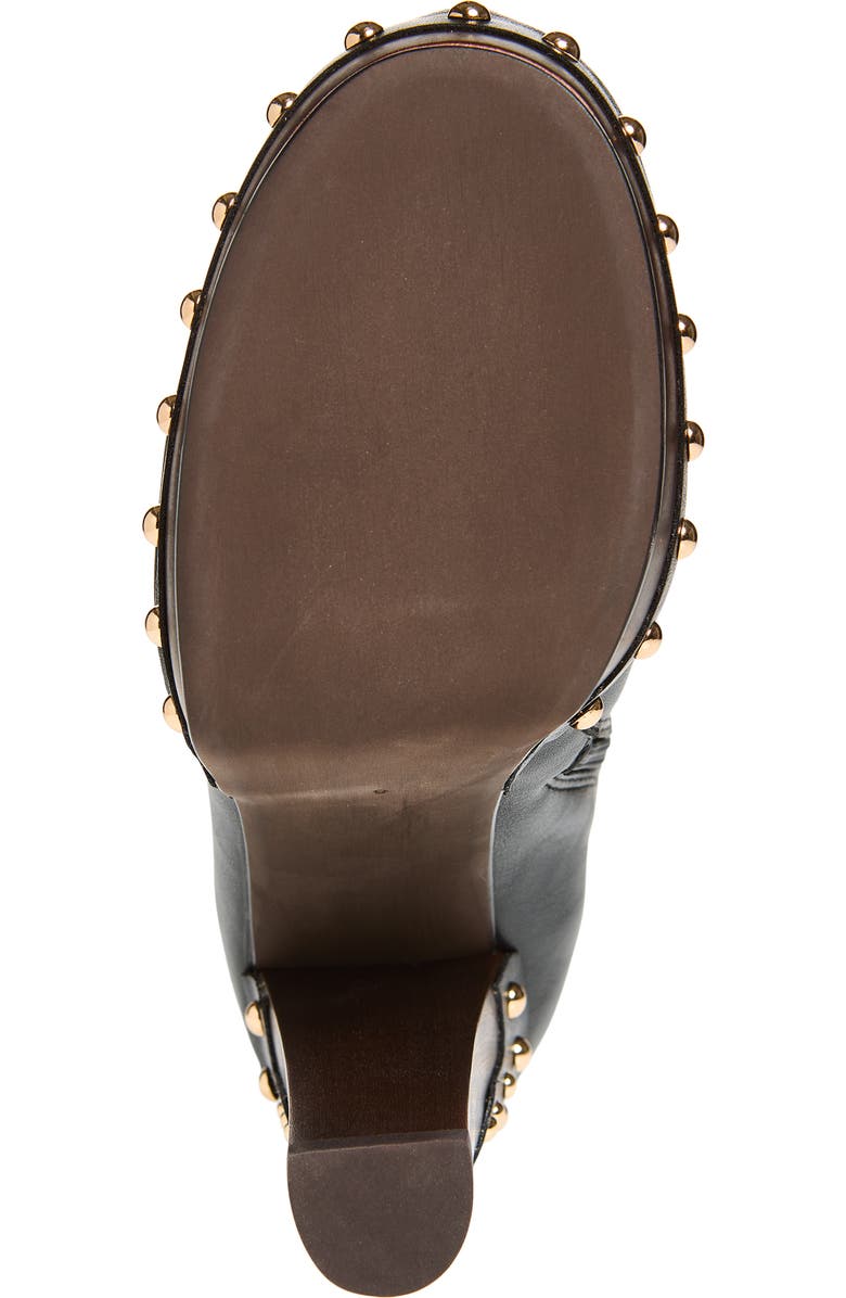 Jeffrey Campbell Kamari Knee High Platform Boot, Alternate, color, Black Gold