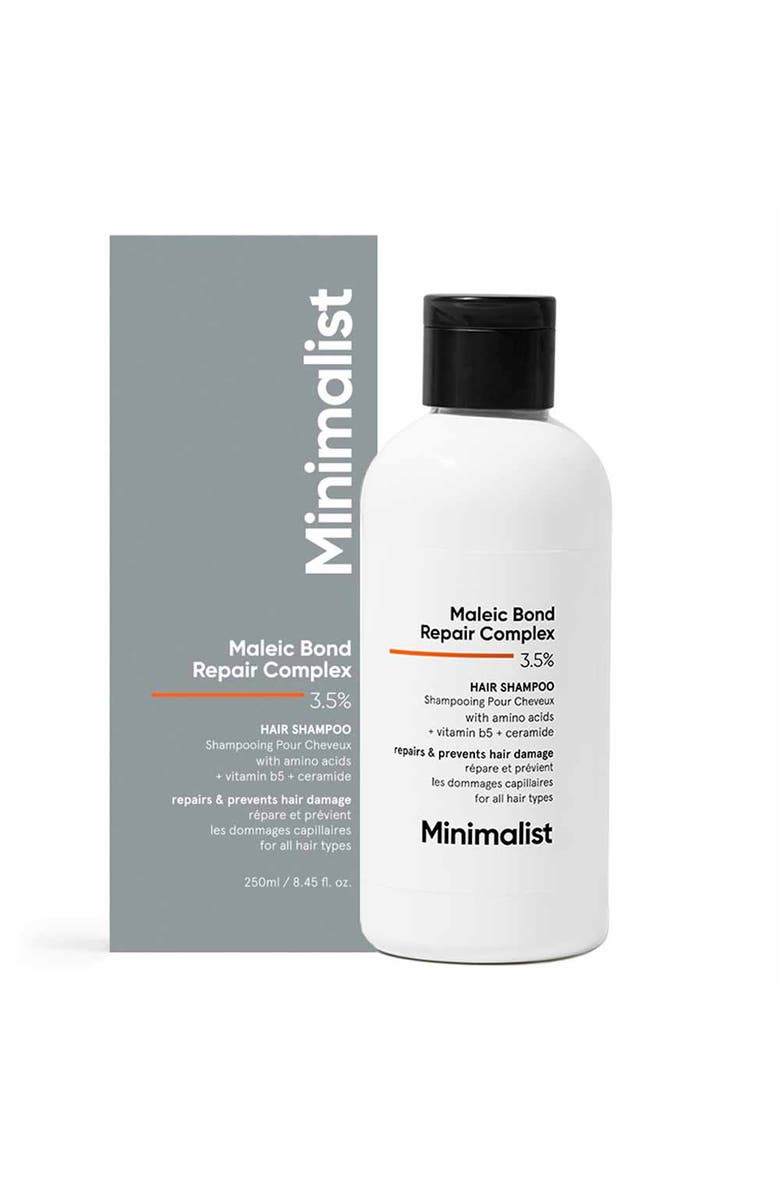 Minimalist Maleic Bond Repair Complex 3.5% Hair Shampoo, Main, color, 