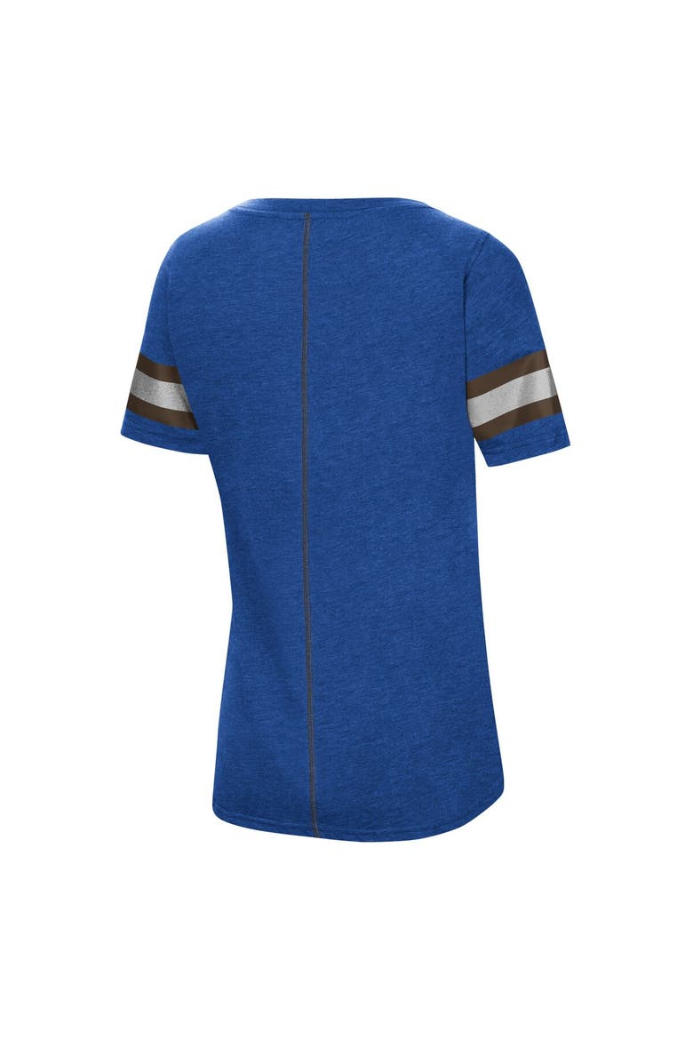 Women's G-III 4Her by Carl Banks Royal/Black Kyle Busch The Ace Scoop Neck T-Shirt, Alternate, color, Royal