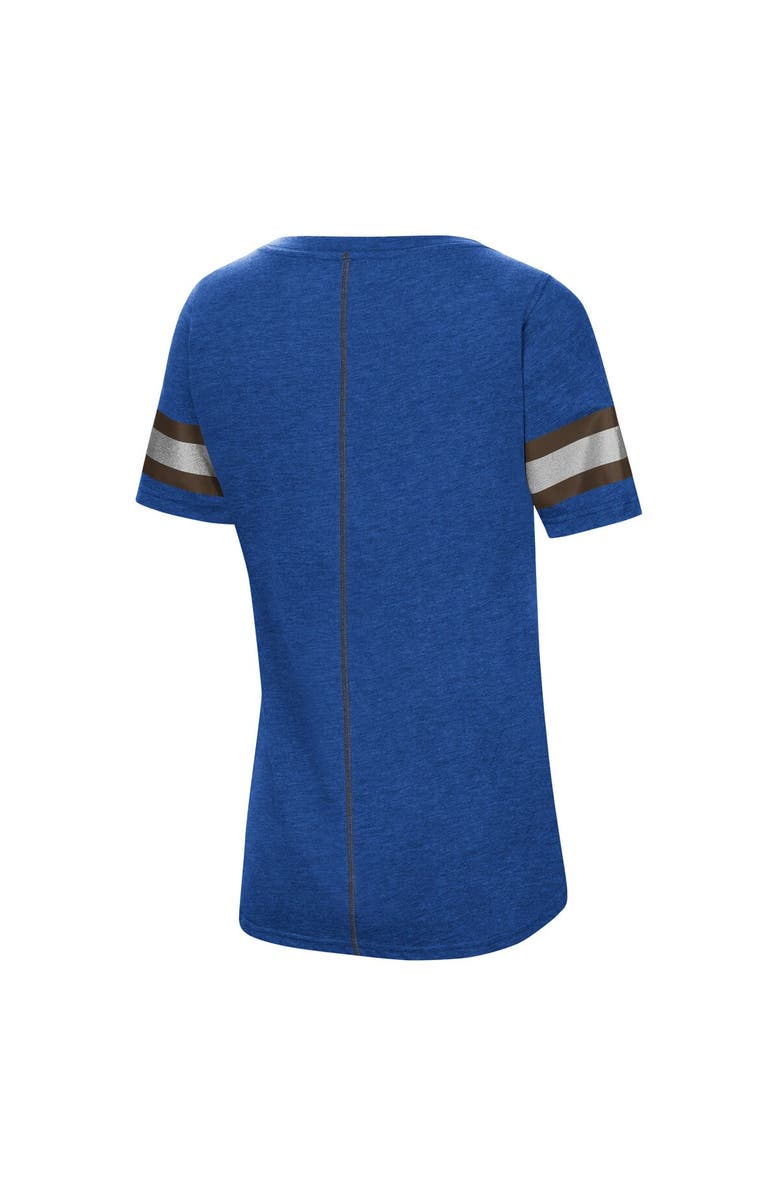 G-III 4HER BY CARL BANKS Women's G-III 4Her by Carl Banks Royal/Black Kyle Busch The Ace Scoop Neck T-Shirt, Alternate, color, Royal