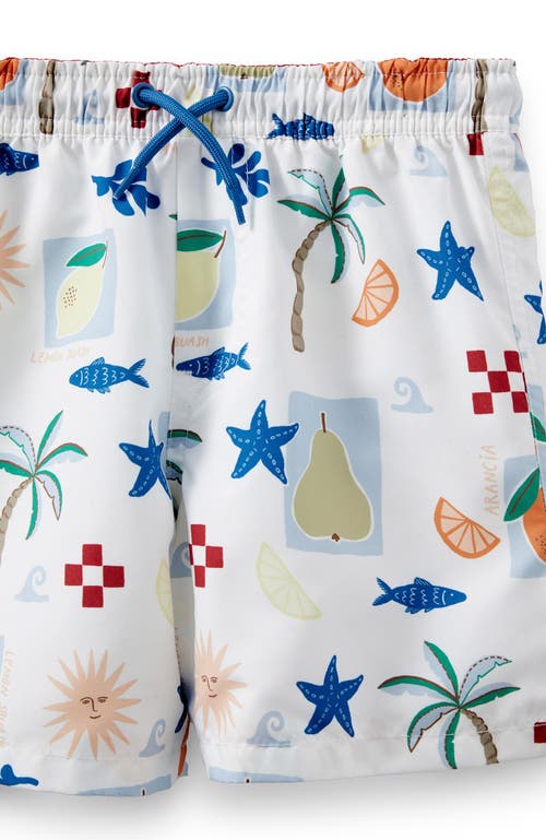 Cotton On Kids Kid's Bailey Board Short In Vanilla Summer Fresh