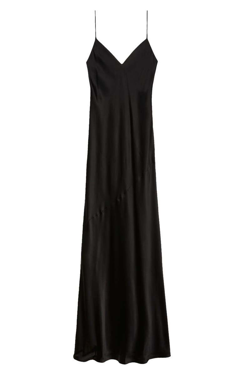 L'AGENCE Serita Silk Charmeuse Maxi Slipdress, Alternate, color,