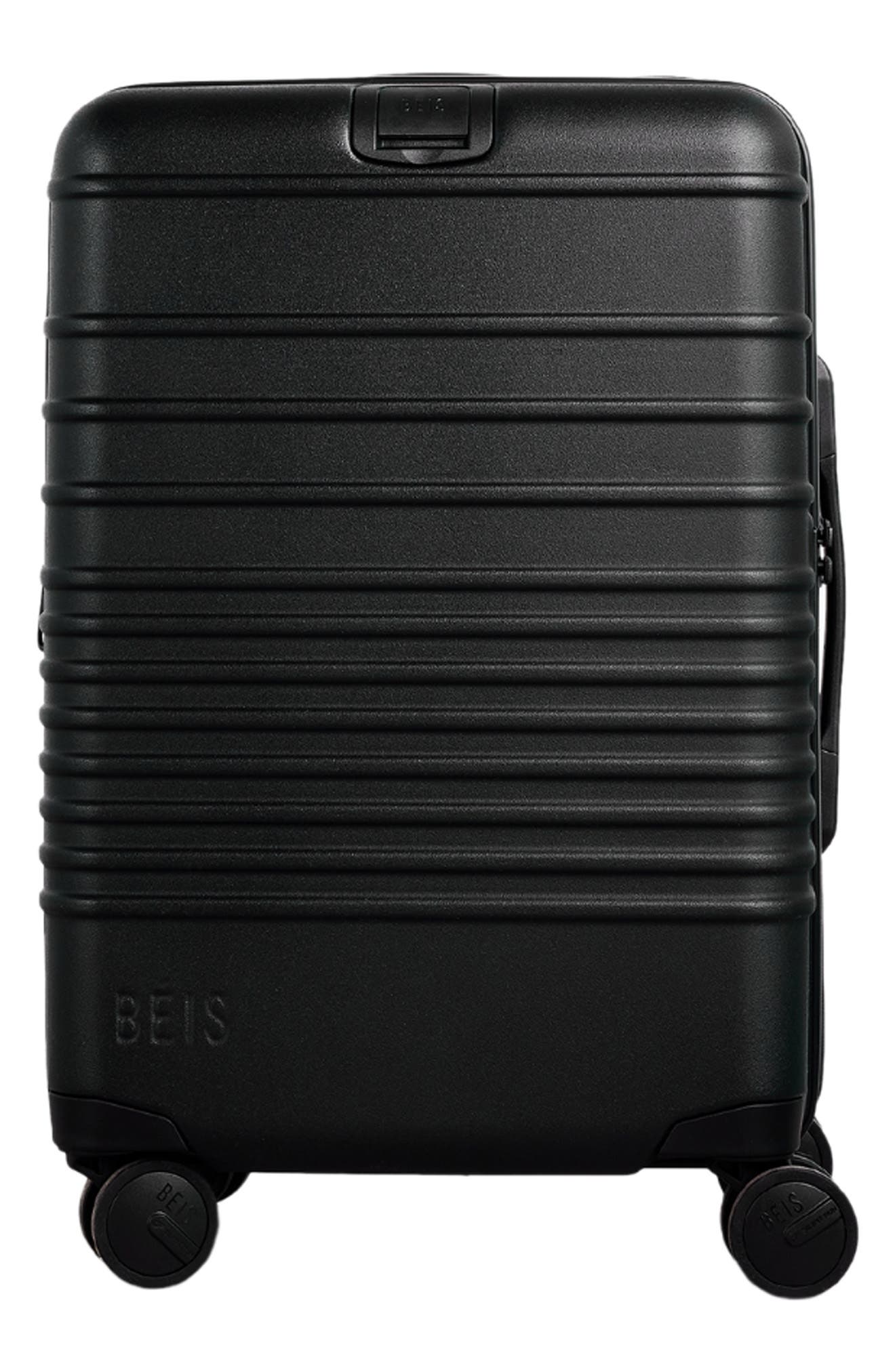 Béis The Carry-On Roller, Alternate, color, Black