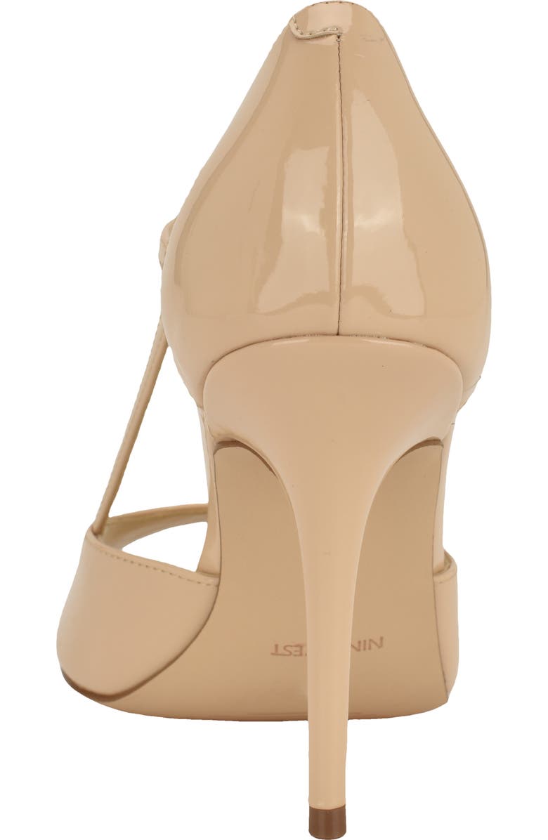 Nine West Perela Ankle Strap Peep Toe Sandal, Alternate, color, Light Natural