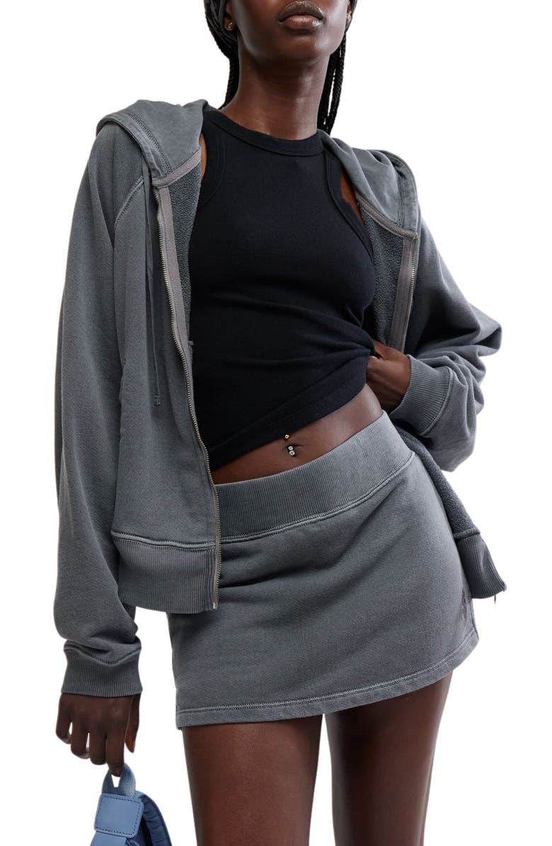 Free People Fast Break Zip Hoodie & Skort Set, Main, color,