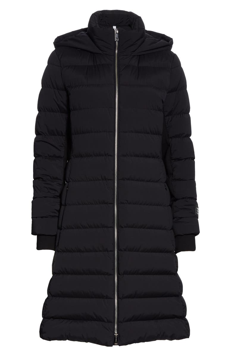 Burberry Newbridge Hooded Down Puffer Coat, Alternate, color, 